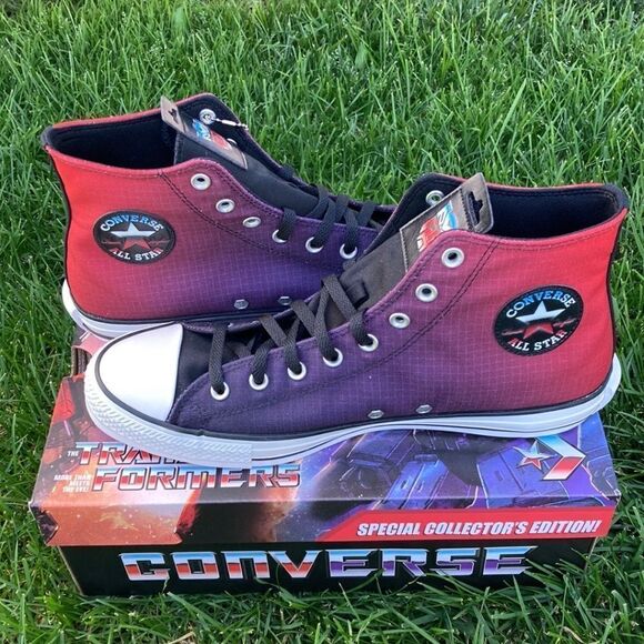 Converse x Transformers Chuck Taylor All Star Autobots Limited Sneaker Shoes 13 - Picture 4 of 17